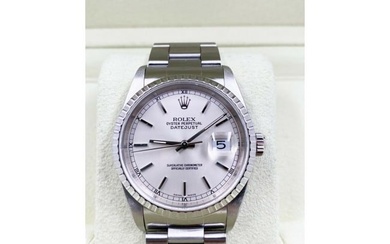 Rolex Datejust 16220 Silver Dial Stainless Steel