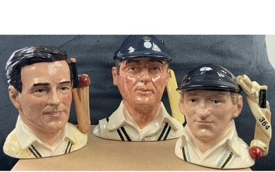Royal Doulton Cricket Figures: Includes Len Hutton Denis Com...