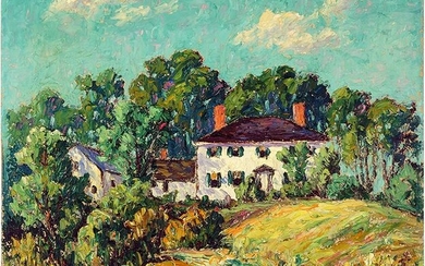 Rupert Lovejoy (American, 1885-1975) Old Standish Home.