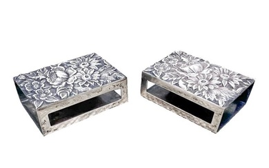 S. Kirk & Son Sterling Silver individual match box holders