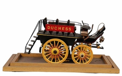 SCALE MODEL OF A HORSE-DRAWN CARRIAGE