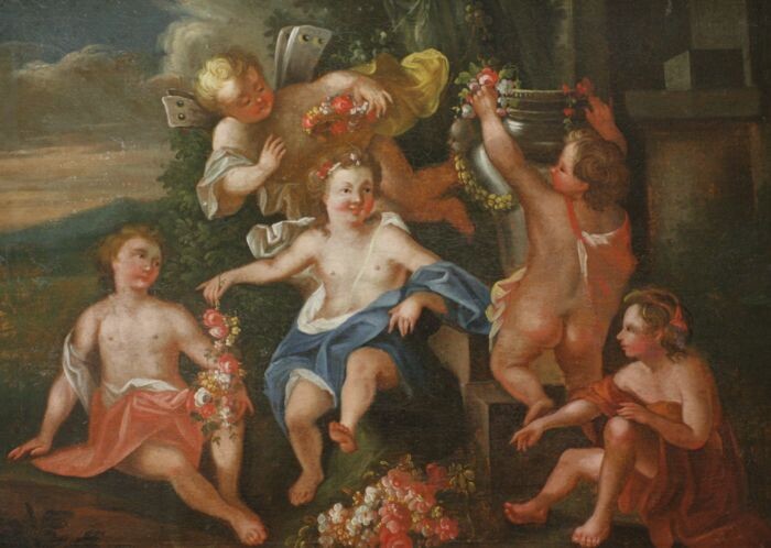 Scuola francese del XVIII secolo - Allegoria della Primavera