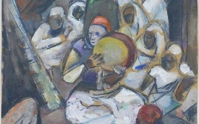 Karli SOHN-RETHEL (1882 - 1966). Tambourine
