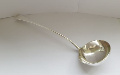 Soup ladle - .925 silver - Richard Crossley - England - 1791
