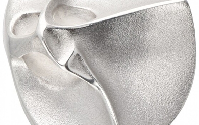 Sterling silver 'Labyrinth' brooch by Finnish designer Björn Weckström for Lapponia.