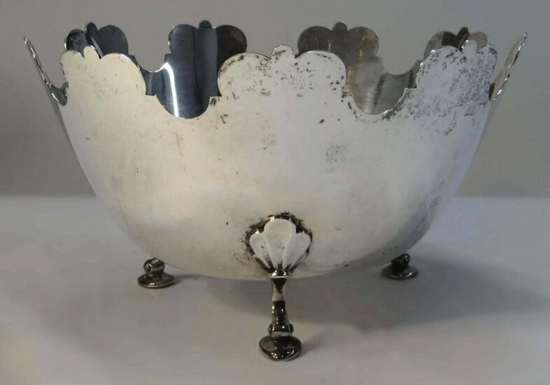 TIFFANY STERLING SILVER MONTEITH STYLE FRUIT BOWL 9