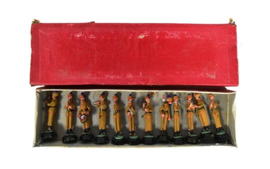 TOY SOLDIERS - VINTAGE INDIAN MARCHING BAND FIGURES