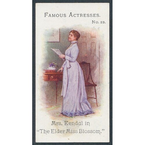 Taddy. 1903 Famous Actors - Famous Actresses set, in good to...