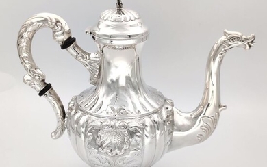 Teapot - .800 silver - Italy