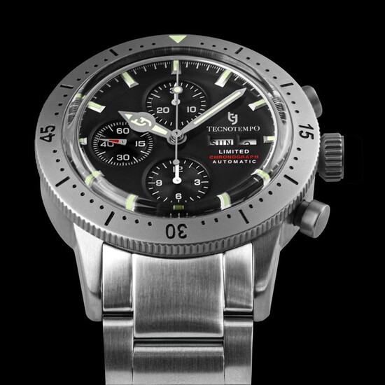 Tecnotempo - Chronograph Swiss Automatic Movt - Limited Edition 50PCS - TT.100A.CRNE - Men - 2022