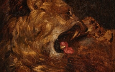 Théodore Géricault Lion rugissant