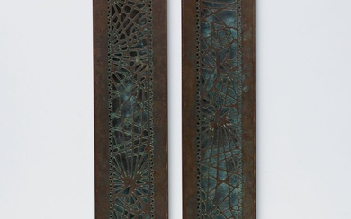 Tiffany - Sous-main 'Aiguille de pin' - après 1900, Art Nouveau, marqué Tiffany-Studios New York,...