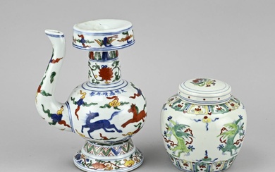 Two parts Chinese porcelain