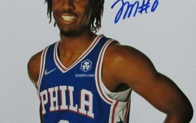 Tyrese Maxey Philadelphia 76ers Signed/Autographed 11x14 Photo JSA 167230