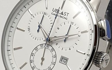 Ublast - " NO RESERVE PRICE " Classic Racing Chronograph - UBCHR43BK - Swiss Made - Men - New