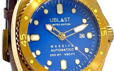 Ublast - " NO RESERVE PRICE " Massive Bronze - UB-PNA300BLS-BU - 30 ATM - Men - New