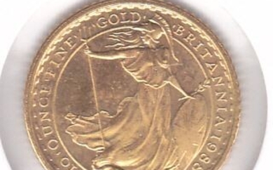 United Kingdom - 10 Pounds 1988 Britannia - 1/10 oz - Gold