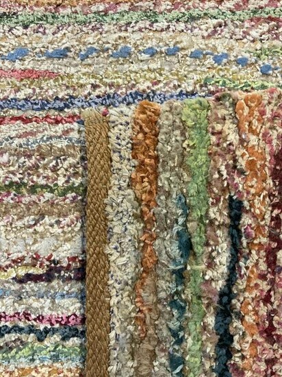 Vintage Handmade Room Size Wool Rug