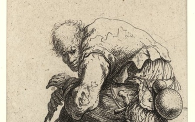 Vliet, Jan van (active ±1628-1637). The rat-catcher. Etching from the...