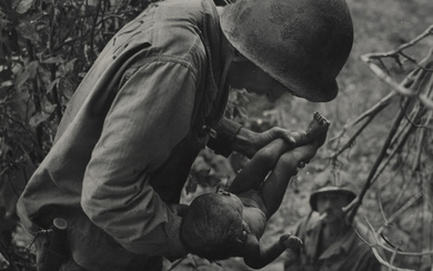 W. Eugene Smith (1918-1978) Saipan (Soldier Holding Baby)