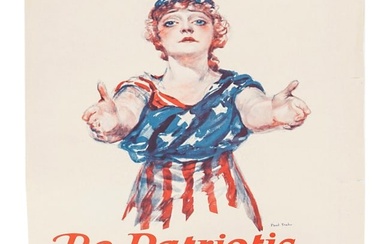 WW1 US "Be Patriotic" Propaganda Poster