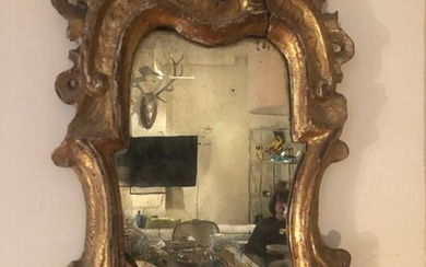 Wall mirror - Rococo - Gilt, Wood - Second half 18th century