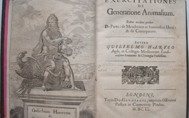 William Harvey - Exercitationes de Generatione Animalium - 1651