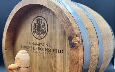 Wine accessory - Wooden Barrel of 5 liters as a tribute to Champagne Barons de Rothschild - Wood (Oak)