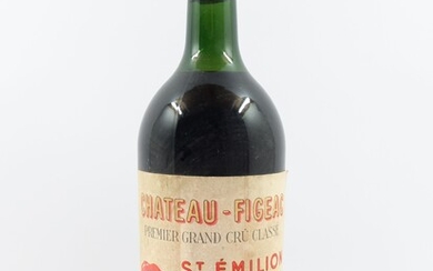 1 magnum CHÂTEAU FIGEAC 1964 1er GCC (B) Saint Emilion (légèrement bas, étiquette abimée, capsule...