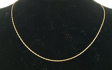 14kt Yellow Gold Chain Necklace