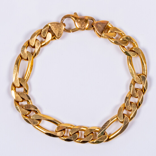 14kt Yellow Gold Figaro Link Bracelet