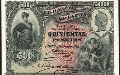 15 de julio de 1907. 500 pesetas. Mejor que EBC