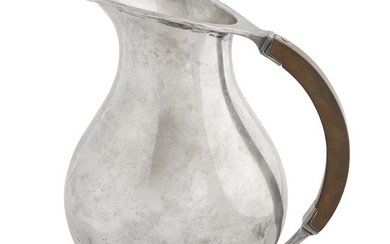 A Danish silver cream jug 1950 Maker's mark for...