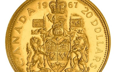 1967 $20 Canadian Confederation Gold
