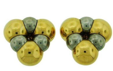 1980s Marina B Gold Earrings