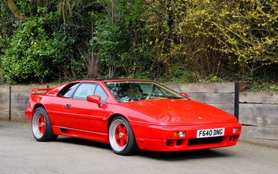 1989 Lotus Esprit Turbo Just 37,000 recorded miles