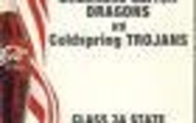 1992 3A Carroll v Coldspring State Championship Program