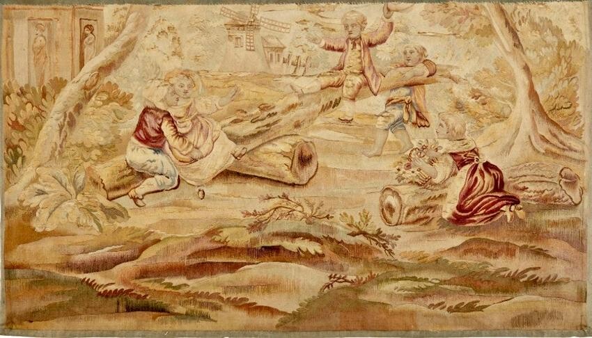 19TH C. FRENCH TAPESTRY