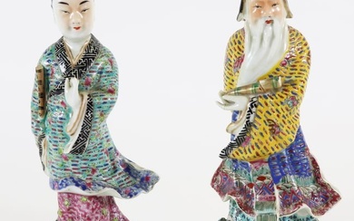 (2) CHINESE PORCELAIN FIGURES