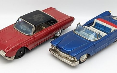 (2) Korea and Japan Tin Chrysler and Firebird Cars