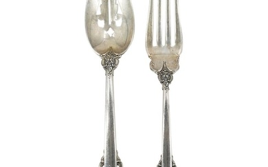(2 Pc) R. Wallace & Sons Sterling Silver Flatware