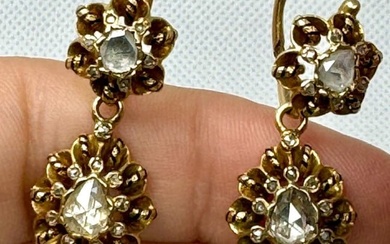 2.50 Ct.* Victorian Diamond Earrings
