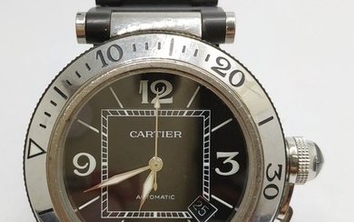 Mens Automatic Cartier Pasha Seatimer