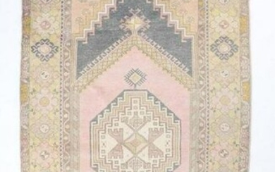 4x8 TURKISH VINTAGE RUG,4x8 Rug,Oushak Handmade Wool