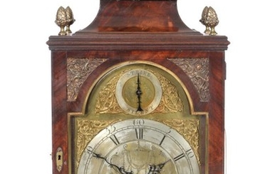 ~ A George III Mahogany Striking Table Clock, signed Wm...