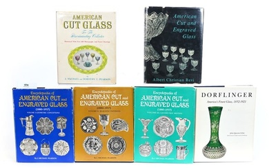 (6) Books About American Brilliant Cut Glass Including;