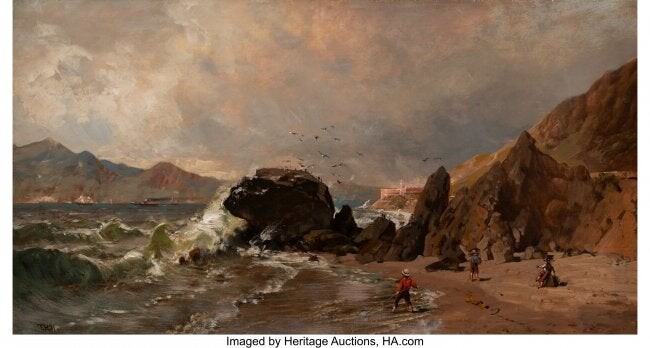 67074: Thomas Hill (American, 1829-1908) A View of Fort