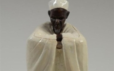 ANNA QUINQUAUD (1890 1984) Chef Peul assis Sculptu…