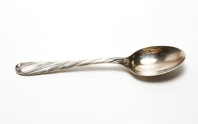 Buccellati Silver Torchon Serving Spoon