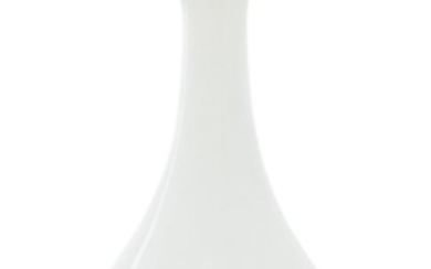 * A Chinese White Glazed Porcelain Bottle Vase